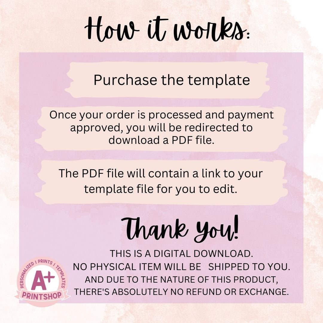 Lawn Service Flyer Template Instant Download Printable Editable Full