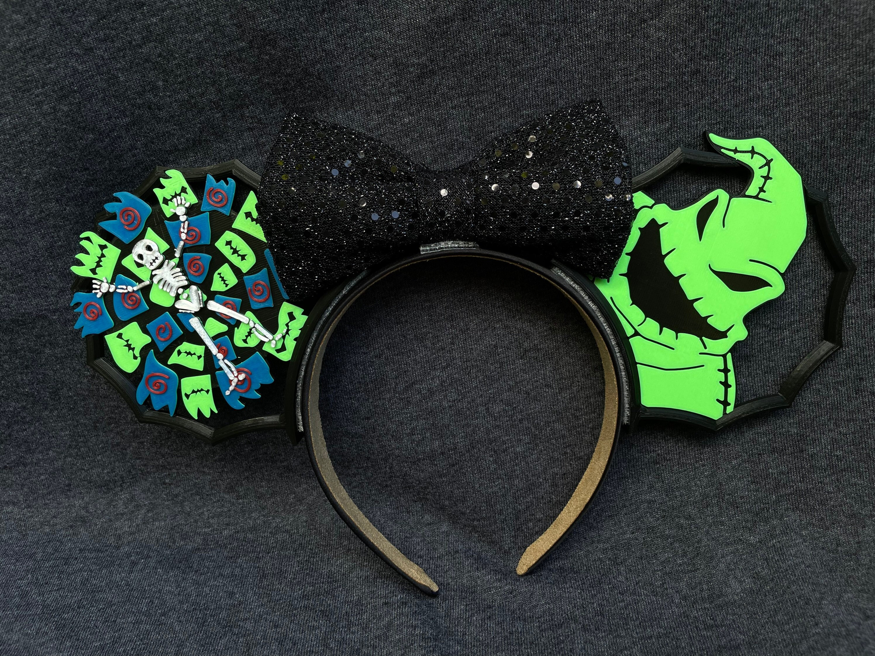 Halloween OBB Interchangeable 3D Printed Minnie/Mickey Mouse Ears
