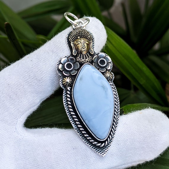 Opal on sale buddha pendant