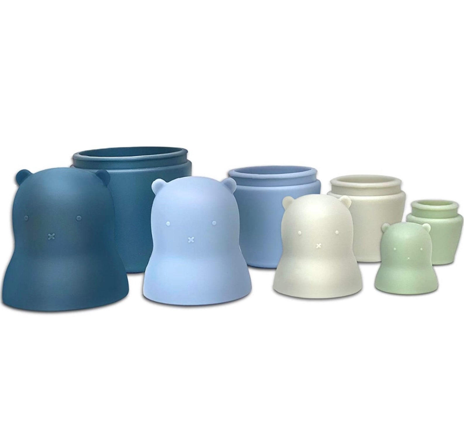 Silicone Nesting Stacking Dolls Toy Etsy