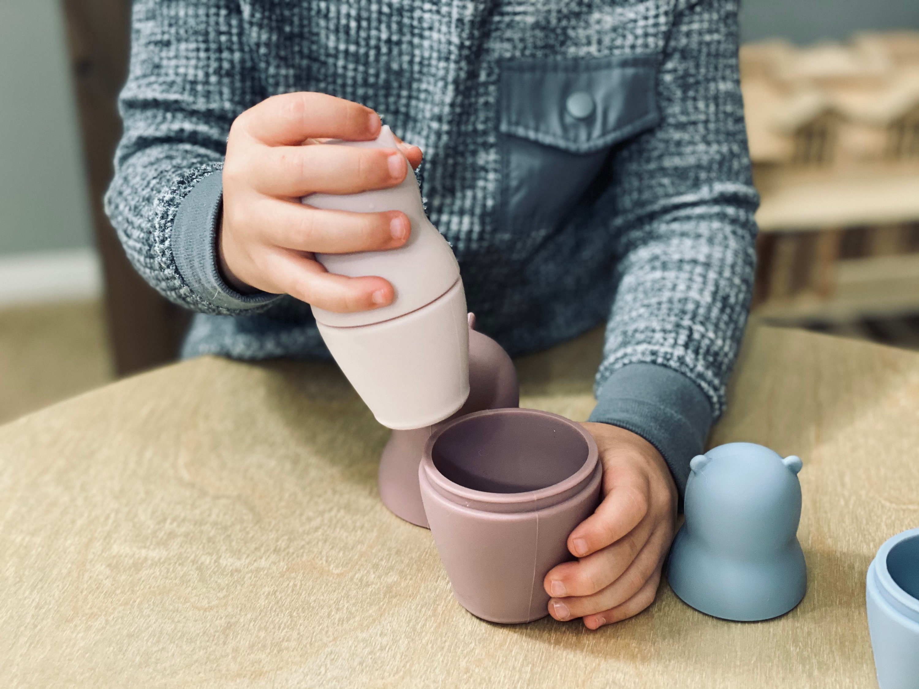 Silicone Nesting Stacking Dolls Toy Etsy