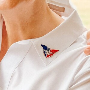 For You and Me Vaccination Eagle Pin