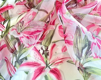 Pink Italian Satin Organza