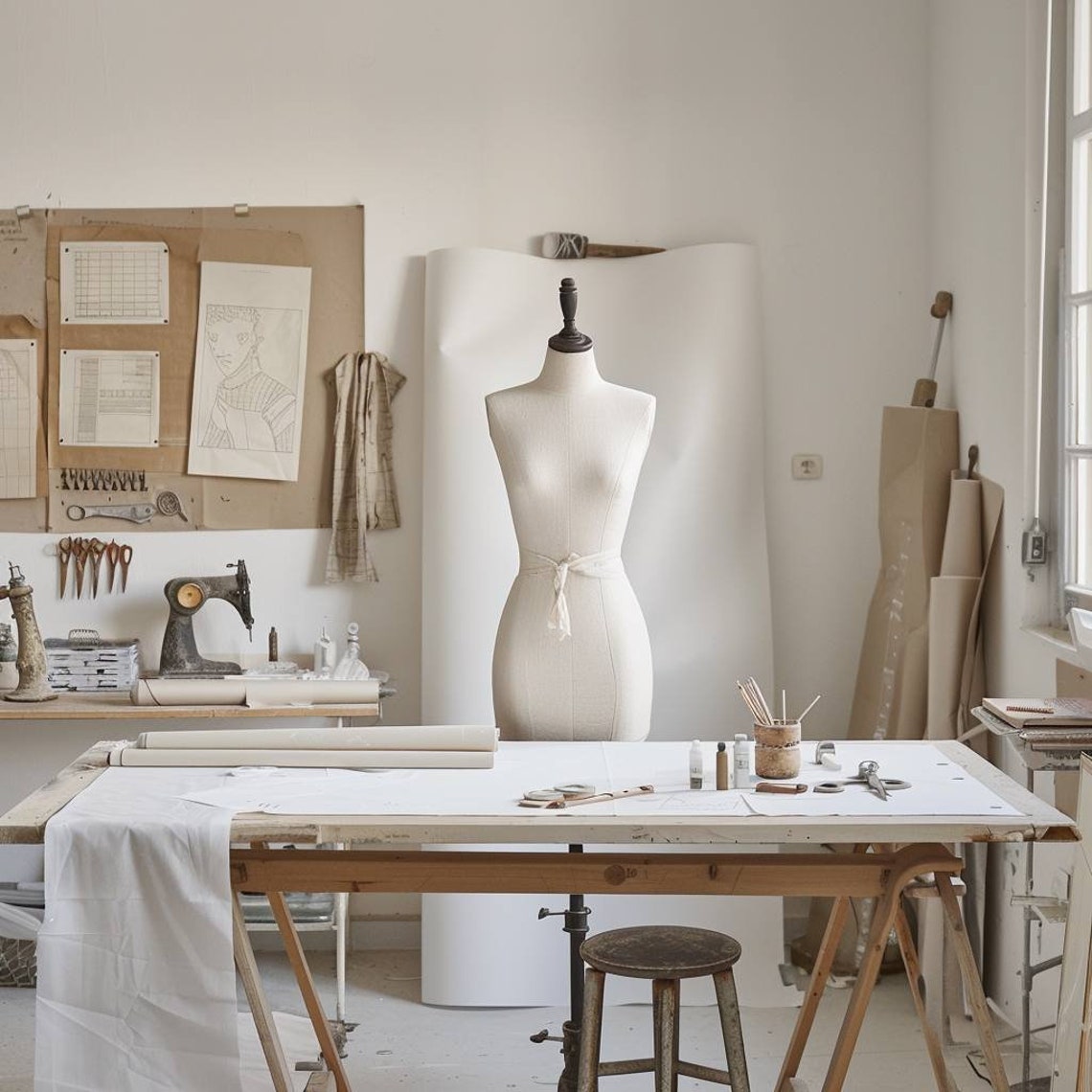 Dress maker custom sewing service, seamstress, bespoke tailoring, personalized cloth any style and size by individual measurements sketchers image 1