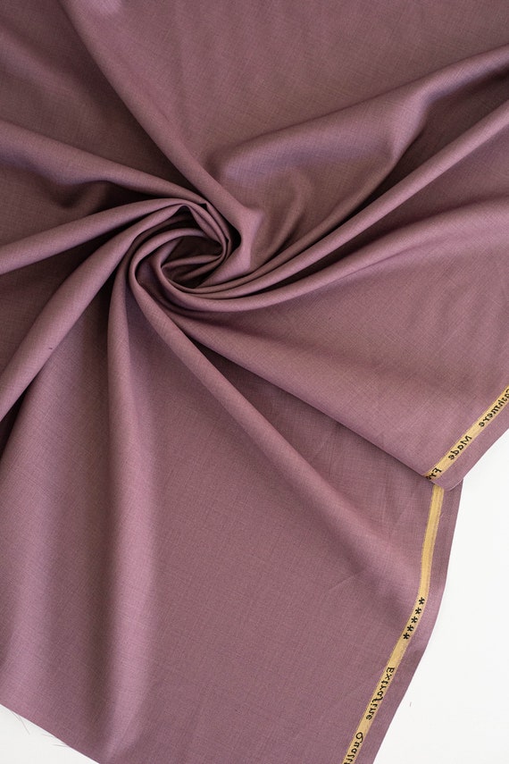 Premium Suit Fabric, Italian Wool Plain Fabric for Sewing Suits