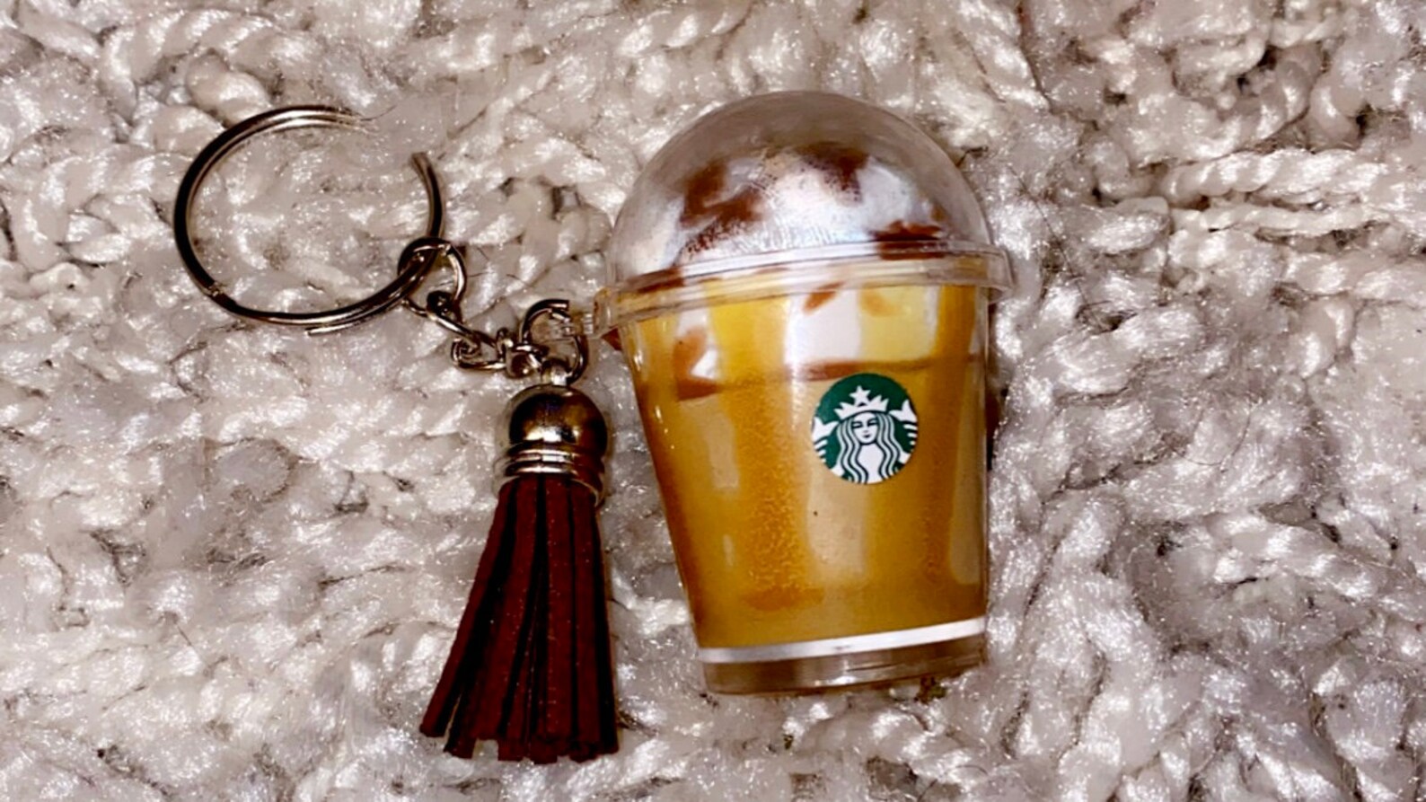 Starbucks keychain Etsy