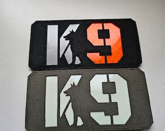 K9 Canine Patch 9x5