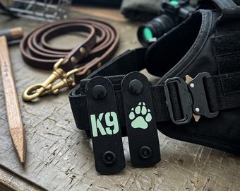 K9 Canine Dog Molle Backpack loop NightStripes