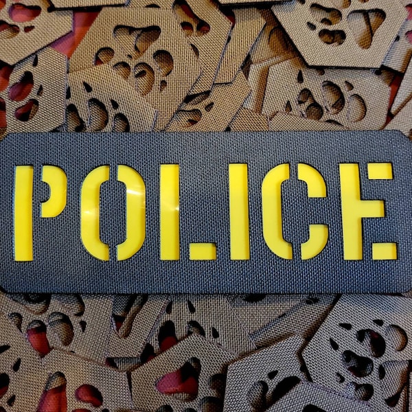 POLICE Lasercut Patch