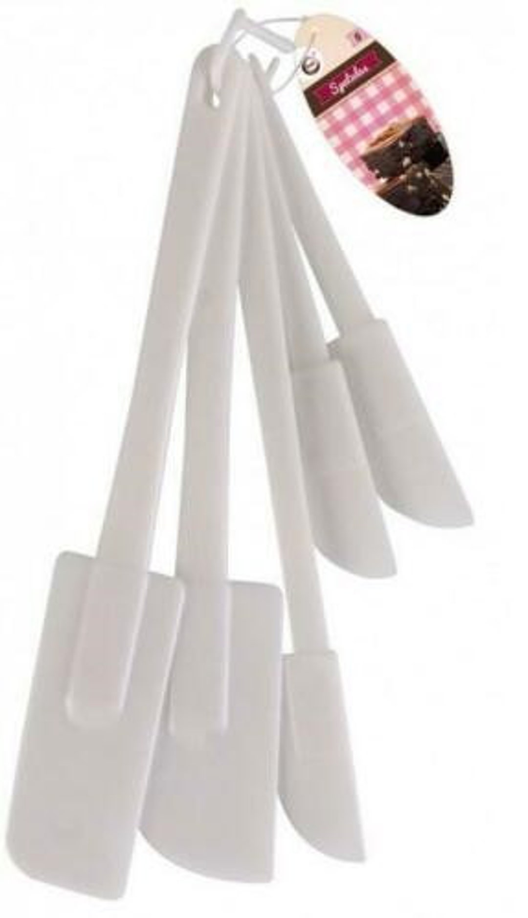 5 PCS White Spatulas Mixing Set Utensils Cake Cooking Baking Etsy UK