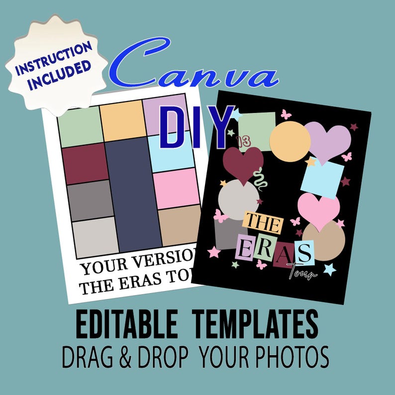 Eras Tour Poster Template Canva Editable Blank Template Eras Shirt Eras Tour Poster Template Canva Editable Blank Template Eras Shirt