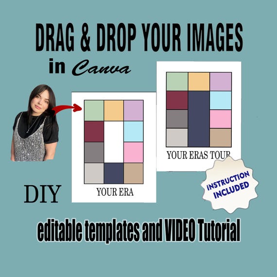 Eras Tour Poster Template Canva Editable