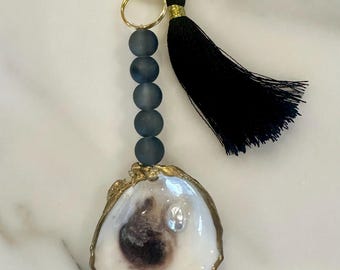 Oyster Shell Keychain/Bag Charm