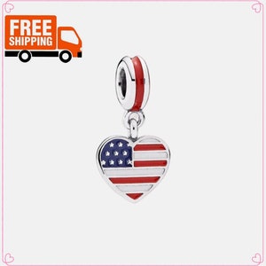 Usa Flag Pandora Etsy