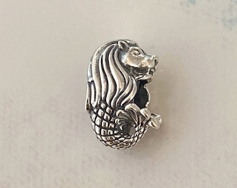 Singapur Merlion Charm,925 Sterling Silber Charm für Armband,Halsketten-Anhänger