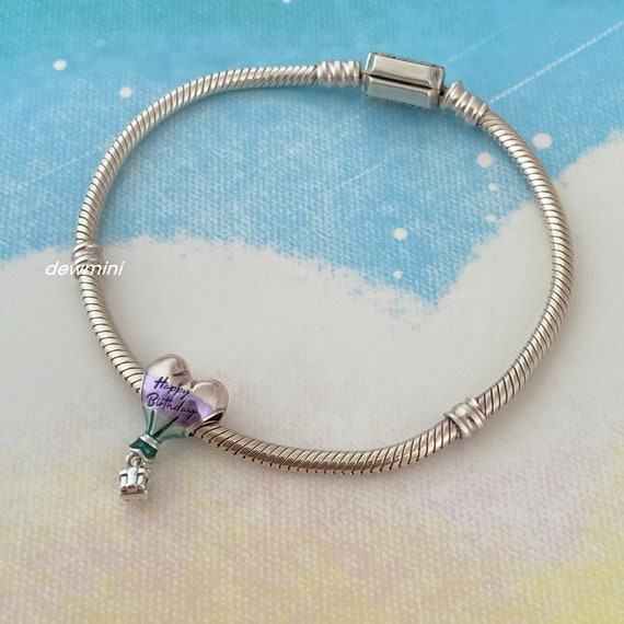 Ciondolo In Argento Sterling Mongolfiera .925 X 1 Ciondoli In Mongolfiera - Foto 4