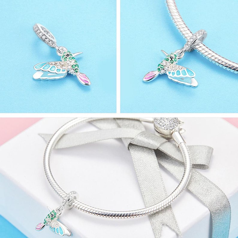 Hummingbird charm, additional image 4