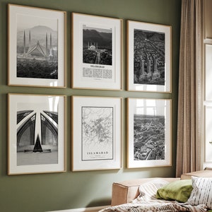 Islamabad City Prints: Black and White Photo Gallery Set (Digital Download)
