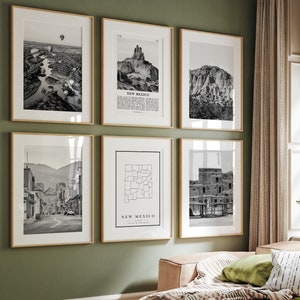 New Mexico Prints Set: Black and White Photo Gallery (Digital Download)
