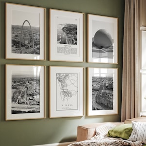 Tijuana Black and White Photo Gallery Set of 6 (Digital Download)
