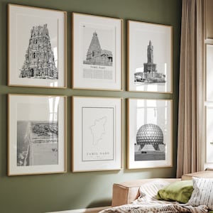 Tamil Nadu Black & White Photo Print Set (Digital Download)