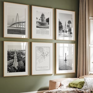 Charleston City Prints: Black and White Photo Gallery Set (Digital Download)