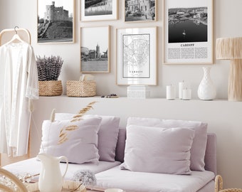 Liverpool Prints Set of 6 | Black and White Wall Gallery
