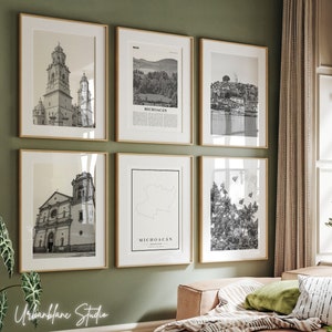 Michoacan Prints Set: Black & White Wall Art (Digital Download)