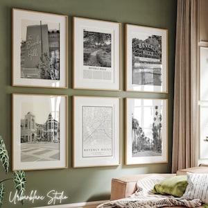 Beverly Hills Black & White Photo Prints Set (Digital Download)