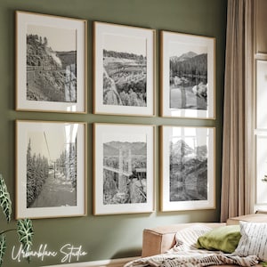 Colorado Prints Set of 30 | Black And White Prints | Rocky Mountain & Mesa Verde National Park | Garden of the Gods | Pikes Peak