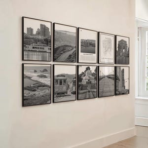 San Francisco Black & White Photo Prints: City Landmarks (Digital Download)