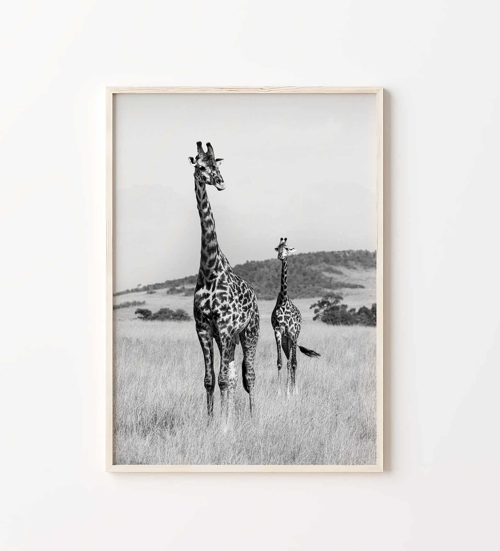 Kenya Prints Kenya Black and White Prints Set of 6 Kenya Etsy