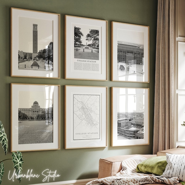 Texas A&M Prints | Black and White College Station Gallery