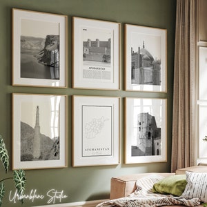 Afghanistan Black and White Photography Prints Set (Digital Download)