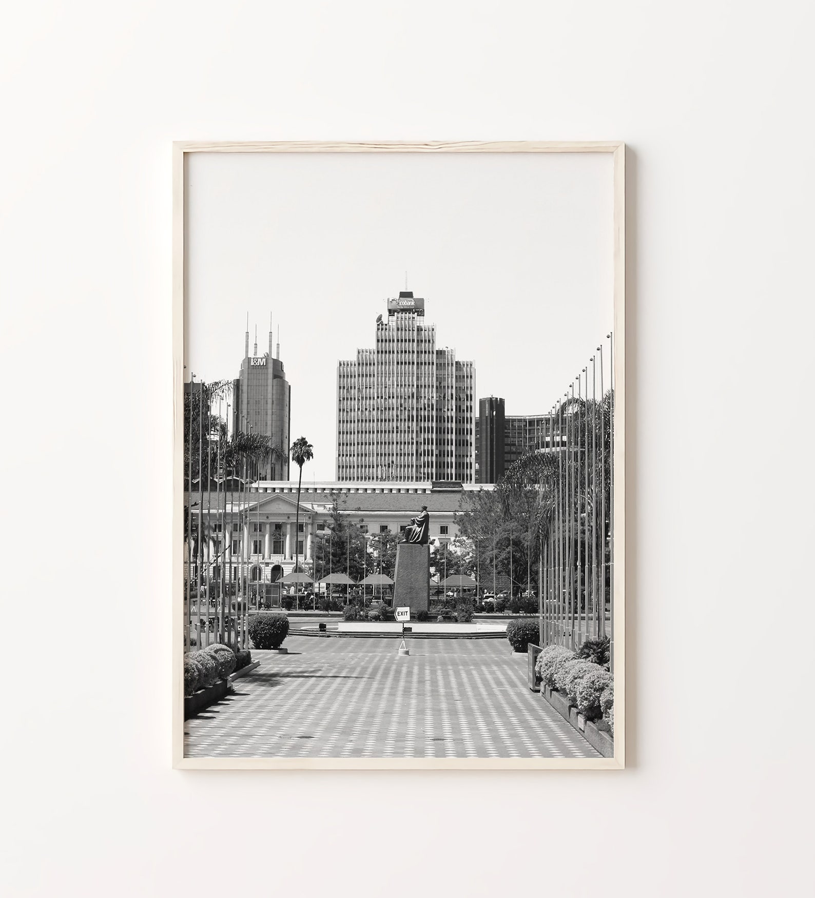 Kenya Prints Kenya Black and White Prints Set of 6 Kenya Etsy