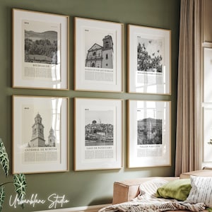 Michoacan Black & White Prints: Mexico Wall Art Gallery (Digital Download)