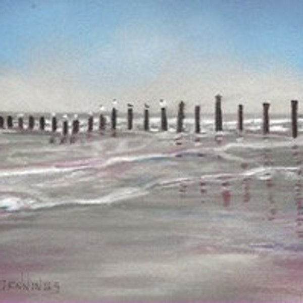 SEA SIDE - Original Art by Patricia Clark