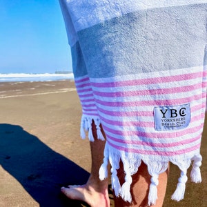 Surf Poncho Hoody Changing Towel Handmade 100% Sustainable image 8