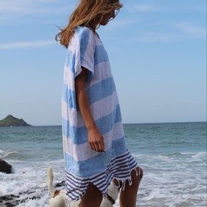 Surf Poncho Hoody Changing Towel Handmade 100% Sustainable image 7
