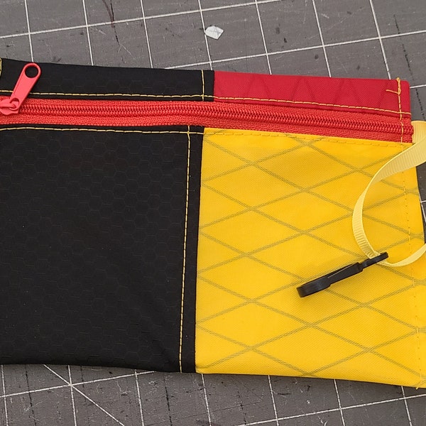 Black Hex and Red/Yellow VX21 Hiker Zip Wallet