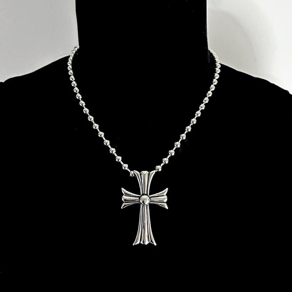 PRAISE ME --- Stainless Steel Cross Necklace