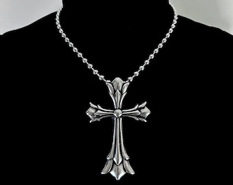 REVENGE --- Stainless Steel THICK Cross Necklace