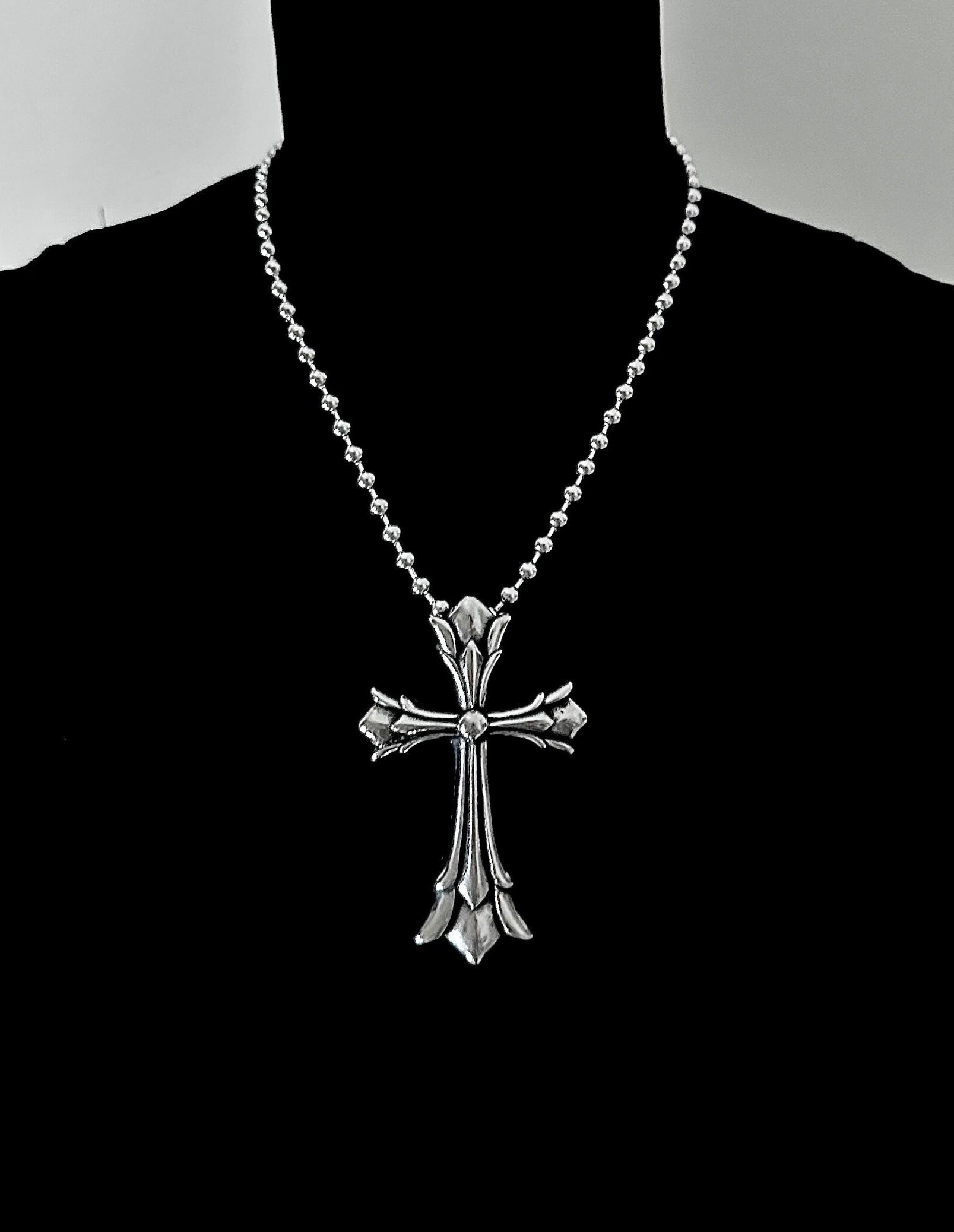 Buy Chrome Hearts Tiny CH Cross Ball Pendant Online at Groupie