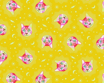 Clearance Tula Pink Curiouser and Curiouser 100 percent cotton High Quality Quilting Fabric sold by the 1/2 yard.