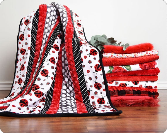Ready to Gift 5 colors Cuddle 2 sizes Baby Quilt- complete ready to gift
