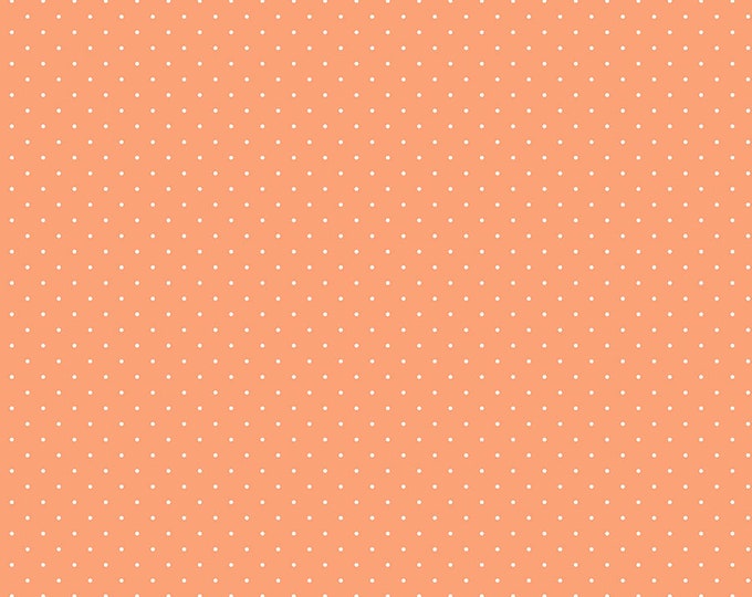True Colors - Tiny Dots - Peachy sold by yard