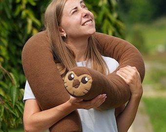 Hooty Long Pillow inspired by The Owl House - Hooty Plush Handmade