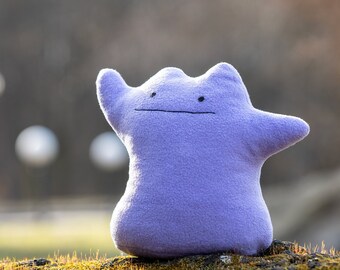 Ditto plush, handmade stuffed animal, customizing сolors, made to order, 8.6 in