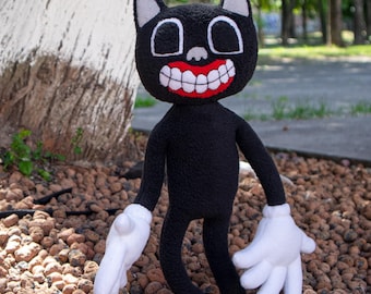 Cartoon Cat Plush - Trevor Henderson Handmade Toys, Monster Plush Toy