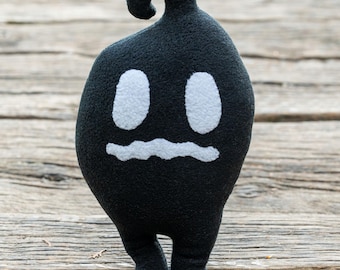 Krobus Plush inspired by Stardew Valley - Handmade Plushie, 11 inches